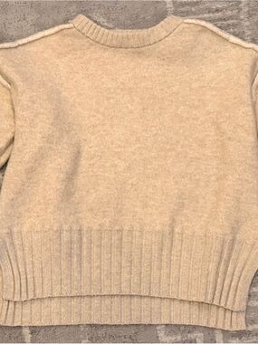 Maurices Cream Crewneck Sweater